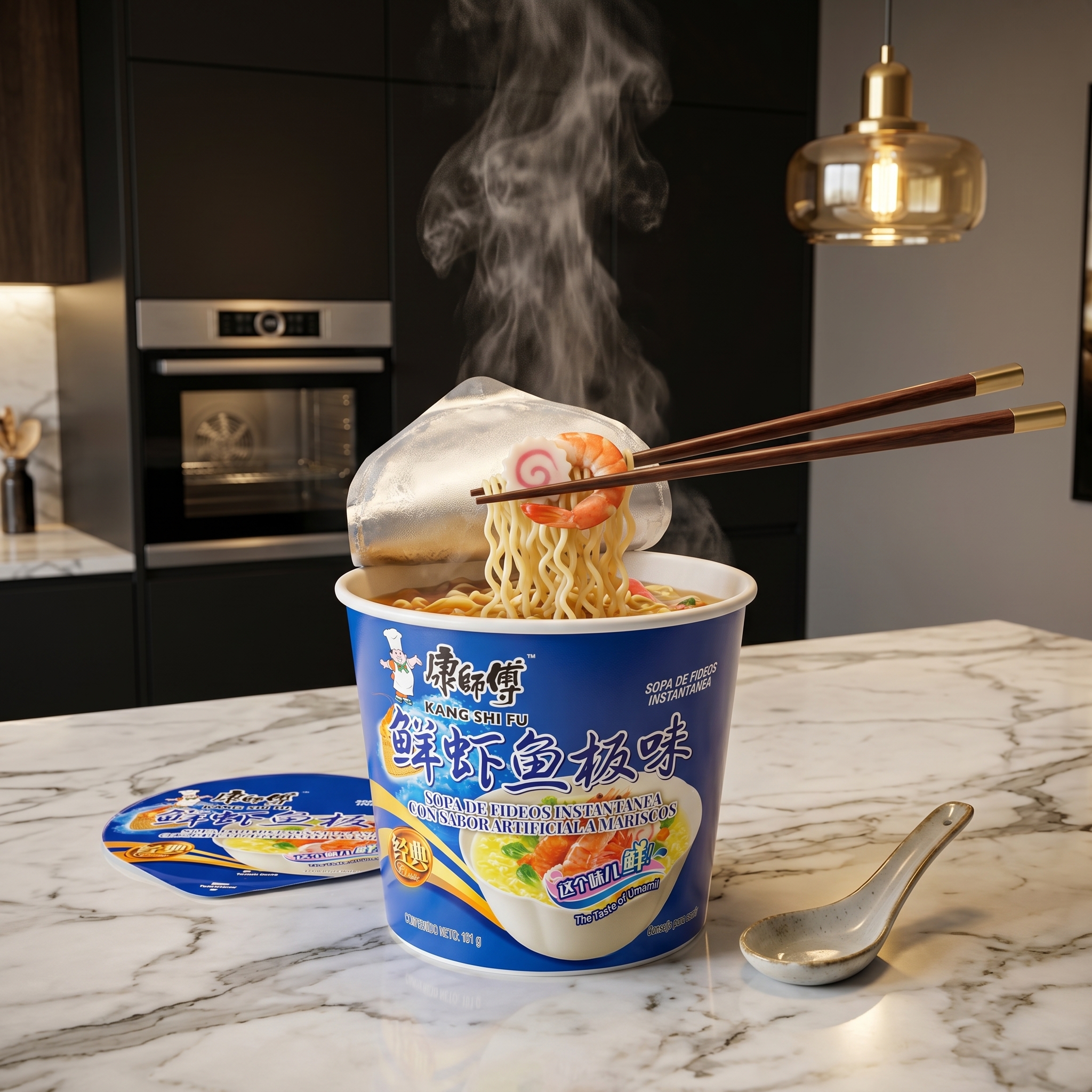 ¡Sopas instantáneas de alta calidad!